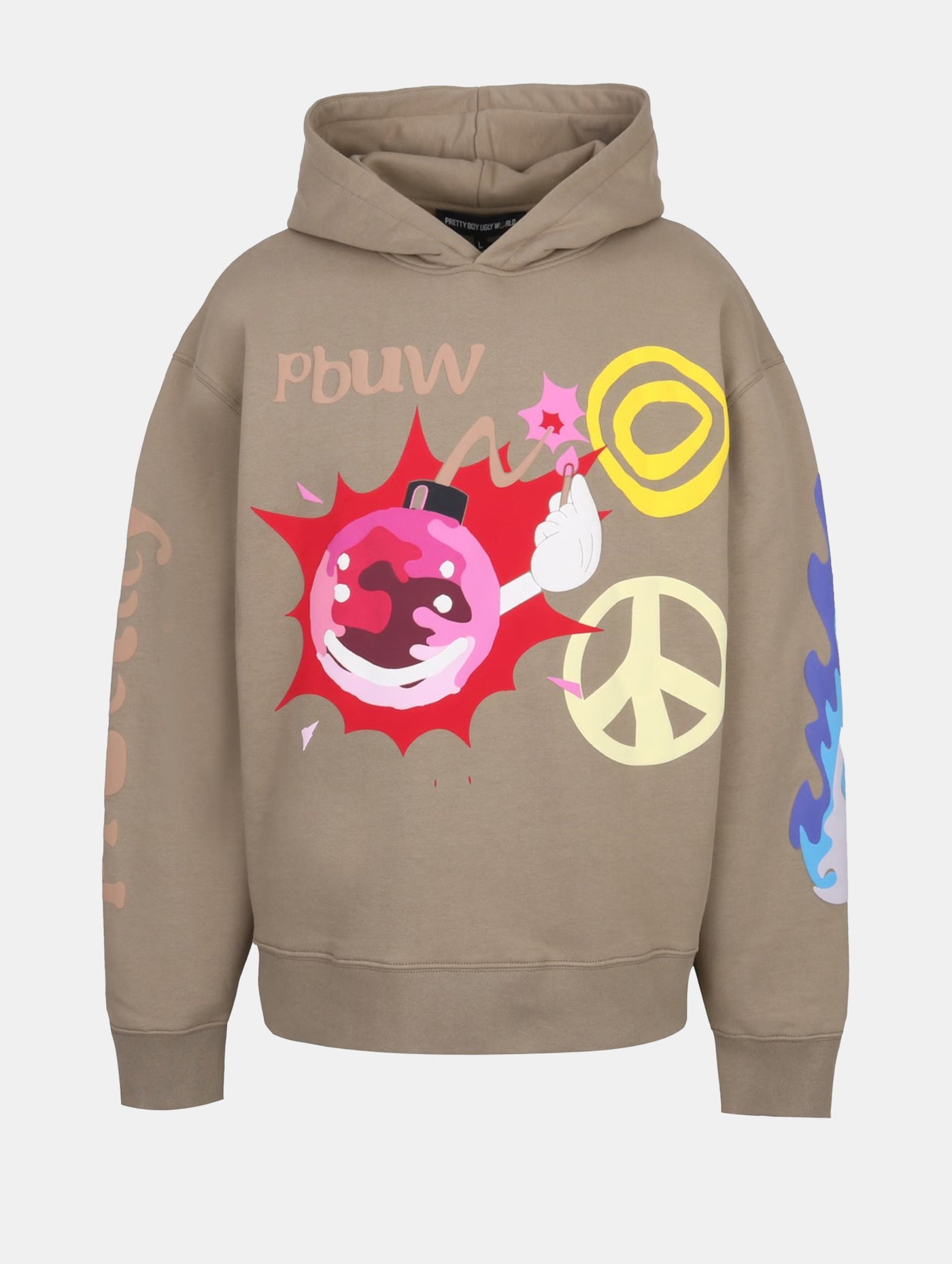 PEACE HOODIE Khaki