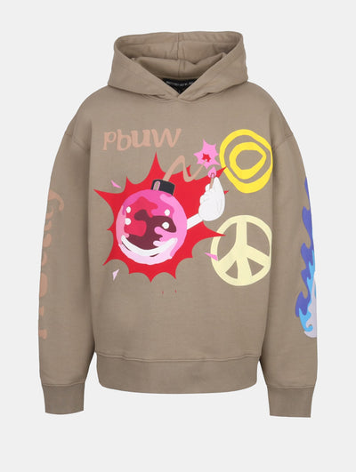 PEACE HOODIE Khaki