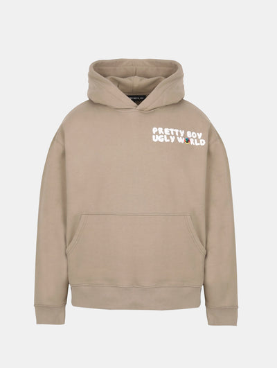 WORLD HOODIE KHAKI
